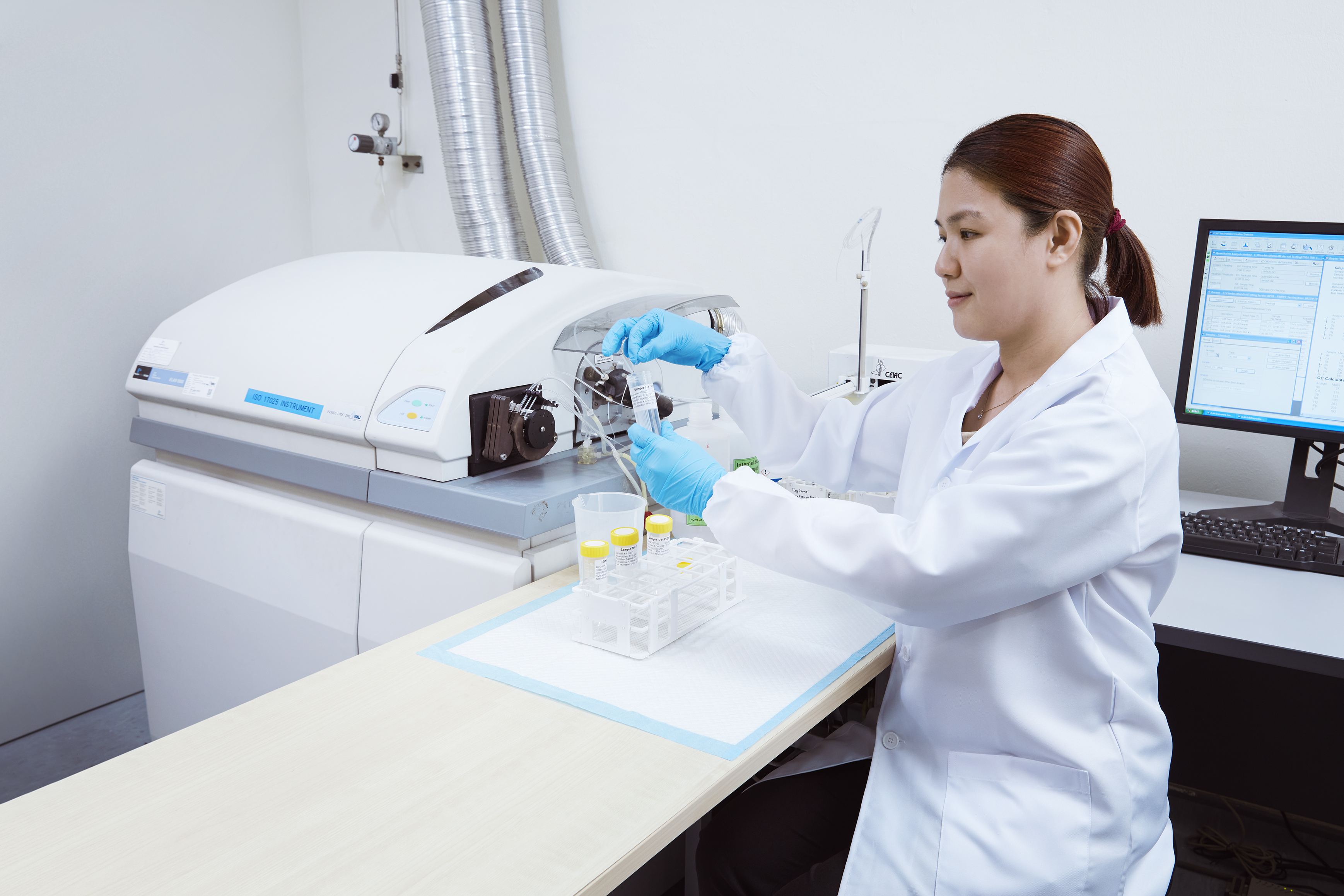 Inductively coupled plasma mass spectrophotometry (ICP-MS)